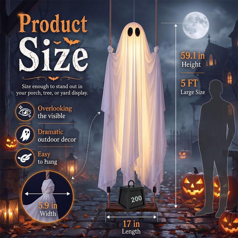 WickedWitches™ - Halloween Hanging Ghost