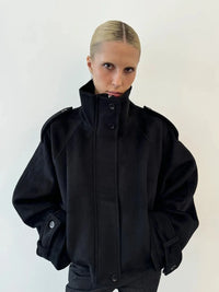 Alerion™ - Oversized Stand Collar Coat