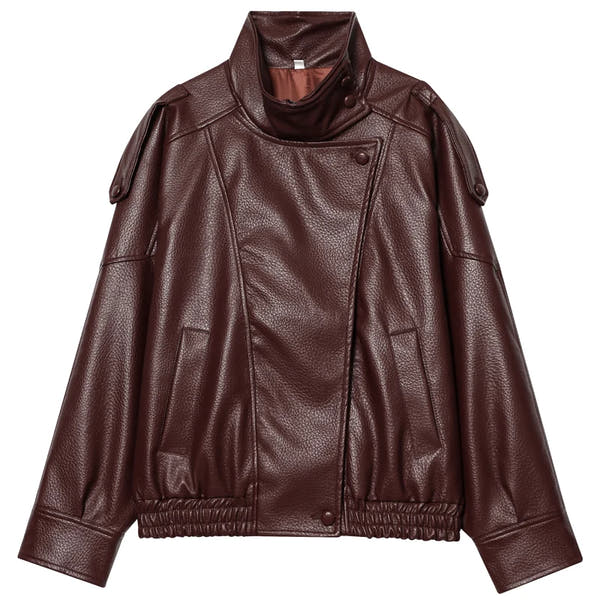 Alerion™ - Collar Faux Leather Jacket