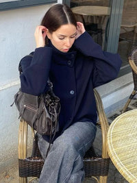 Alerion™ - Oversized Stand Collar Coat
