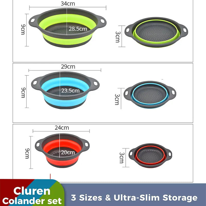 Alerion™ - Collapsible Colander Set