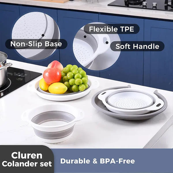 Alerion™ - Collapsible Colander Set