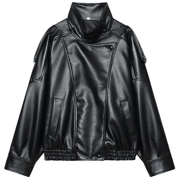 Alerion™ - Collar Faux Leather Jacket