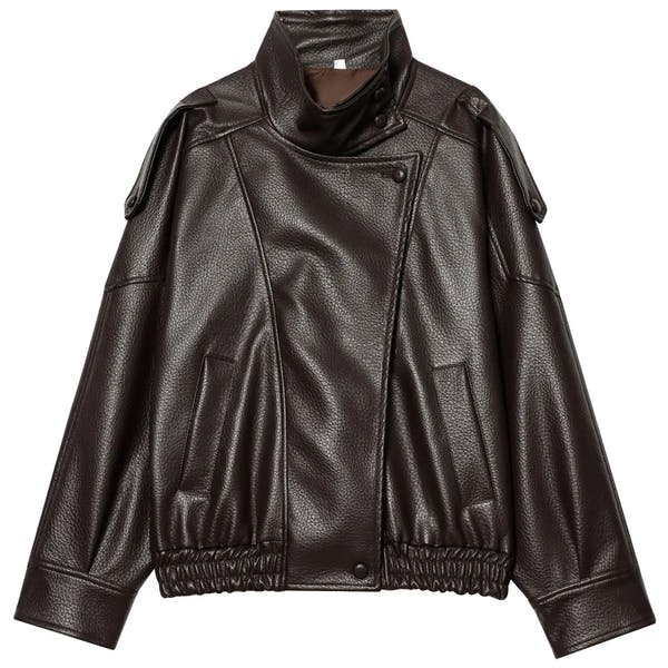 Alerion™ - Collar Faux Leather Jacket