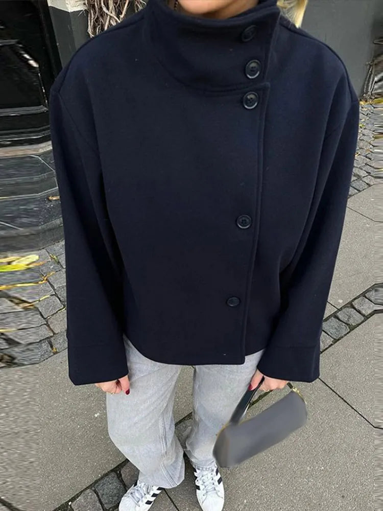 Alerion™ - Oversized Stand Collar Coat