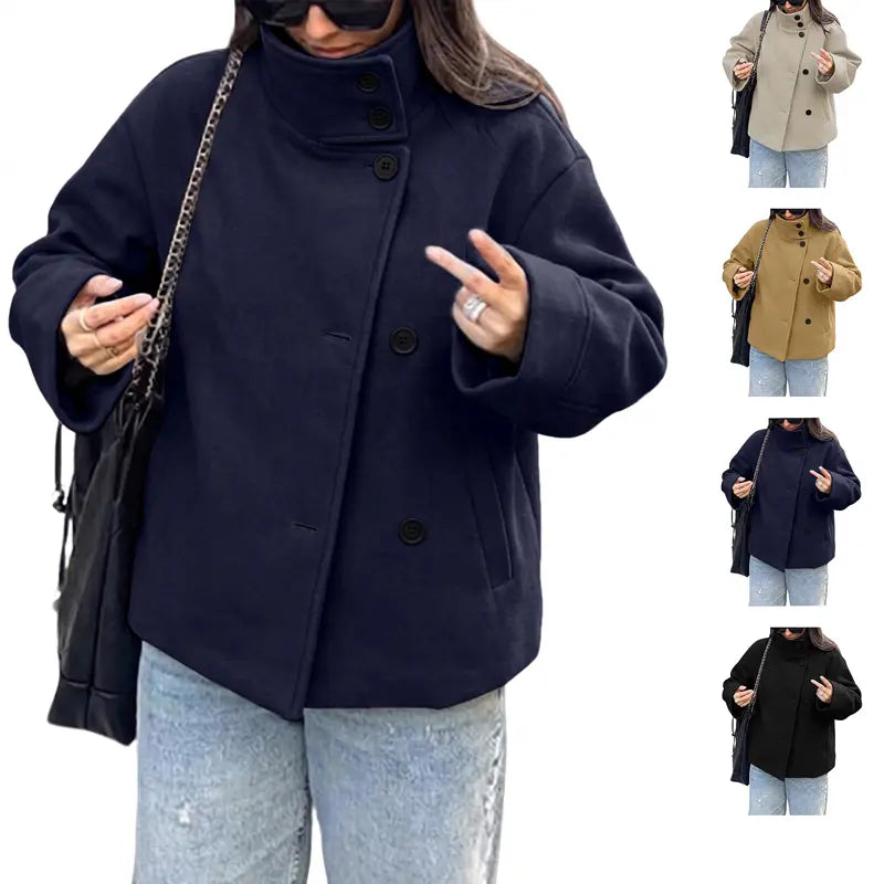 Alerion™ - Oversized Stand Collar Coat
